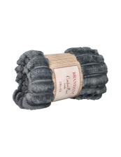 BRANDANI COPERTA PLAID ONDE GRIGIO SCURO