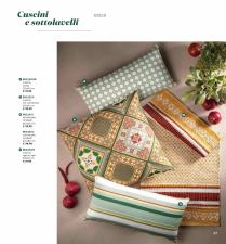 BRANDANI CUSCINO RETTANGOLARE ROMBI BIANCO-VERDE 30X60 CM (FIG.8)