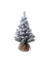 BRANDANI DECORO ABETE INNEVATO CON SACCO PVC H 75
