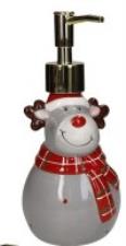BRANDANI DISPENSER SAPONE CHRISTMAS DISPLAY DOLOMITE DECORO RENNA