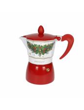 BRANDANI LA CAFFETTIERA CHRISTMAS 3 TAZZE ALLUMINIO