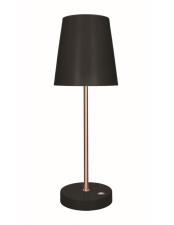 Brandani Lampada Da Tavolo Touch Altair Nero Rose Gold Metal