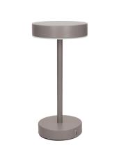 BRANDANI LAMPADA LED TOUCH FRISBEE GRIGIO OPACO METAL
