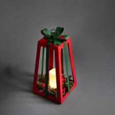 BRANDANI LANTERNA C-FIOCCO METAL E CANDELA C-LED