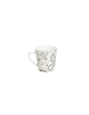 BRANDANI MUG DECORO SHANTI BIANCO NEW BONE CHINA