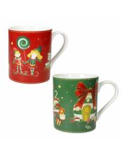 BRANDANI MUG ELFOMAGIA SET 2 PZ NEW BONE CHINA