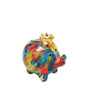 BRANDANI SALVADANAIO ELEFANTE DECORO DOLOMITE BLU-ROSSO