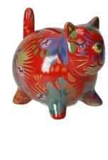 BRANDANI SALVADANAIO MICIO GATTO ROSSO