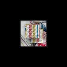 BRANDANI SET DUE PRESINE CALIPSO RIGHE 18X18 CM