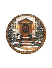 BRANDANI SOTTOPENTOLA DECORAZIONE BIANCO NATALE GHIRLANDA