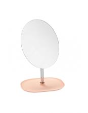 Brandani Specchio Rotante per Trucco 3d magnifier rosa