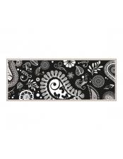 BRANDANI TAPPETO SHANTI NERO PVC ESPANSO CM 180