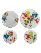 Brandani TAVOLA 18 PZ LE MONGOLFIERE PORCELLANA