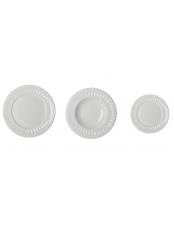 Brandani TAVOLA 18 PZ SENZATEMPO NEW BONE CHINA