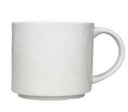 BRANDANI TAZZA BIANCO VENTAGLIO NEW BONE CHINA 460 ML