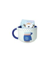 BRANDANI TAZZA COLAZIONE GUANTO E CALZINI COTONE