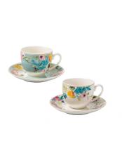 Brandani Tazze Caffe Paradise Avio Acqua Set 2 Pezzi