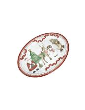 BRANDANI VASSOIO OVALE RACCONTI MELAMINA 35X25X2