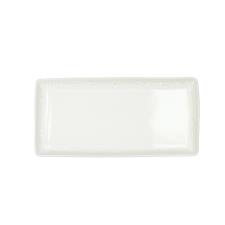 BRANDANI VASSOIO RETTANGOLARE BOLLE BIANCO CM 29