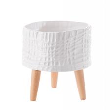 Cache-Pot L’oca Nera Basso Bianco