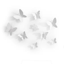 Decorazione Da Parete Umbra Mariposa Wall Bianco