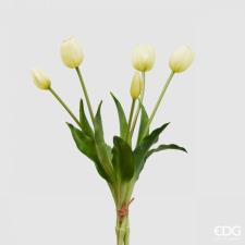 EDF Fiore artificiale tulipano bianco 5 pz