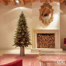 EDG Albero di natale luxury preilluminato con 2000 miniled 180cm