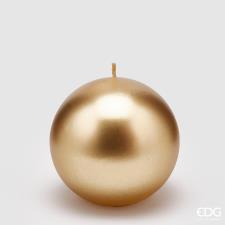 EDG Candela Natalizia Classica Sfera Diametro 10 cm Oro