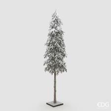 EDG DECORO pino innevato con base H. CM 152