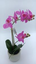 EDG Fiore Artificiale Orchidea Rosa