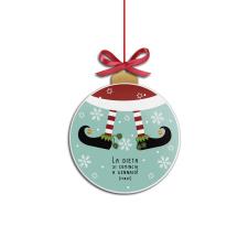 EGAN Decoro Formella Natale 2025 " Dieta: a Gennaio " cm 16x19