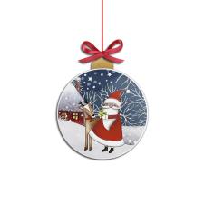 EGAN Decoro Formella Natale 2025 "BABBO NATALE cm 16x19