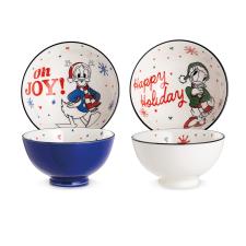 EGAN Set 2 Coppette Winter Magic Donald Duck & Daisy Duck Ml 300 2 PZ BLU-BIANCO