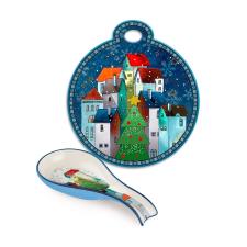 EGAN Set Sottopentola e Poggiamestolo Natale Villaggio