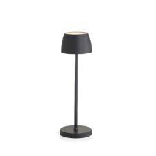 EVVIVA Lampada da tavolo AUREA a led ricarica USB H 35 NERO