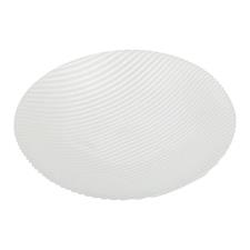 EVVIVA Piatto Centrotavola Seventy - Bolo vetro bianco cm 21