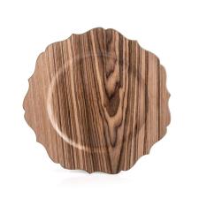 EVVIVA SOTTOPIATTO SET DA 6 CORTINA FINITURA LEGNO