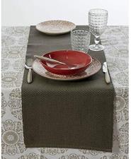 Evviva Tovaglia Runner 33x140 cm in Cotone Spigato