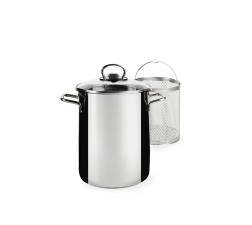 EXCELSA ASPARAGERA CON COPERCHIO, ACCIAIO INOX 18-10, 4 LITRI