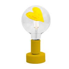 FILOTTO LAMPADA DA TAVOLO TAVOLOTTO COMPLETISSIMO CUORE GIALLO