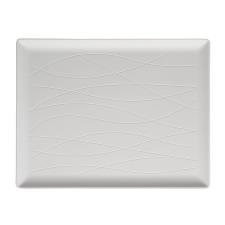 GALBIATI Piatto Portata Tahiti Rettangolare silk porcelain 31X24 Lista Nozze disp 2 pz