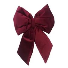 Gesco Decorazione Natalizia Fiocco Velluto 30x45 Rosso Cardinale