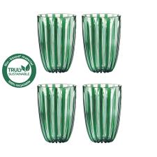 Guzzini SET 4 BICCHIERI DOLCEVITA verde smeraldo