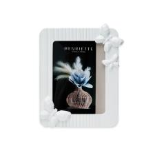 HENRIETTE  PORTAFOTO CORNICE FARFALLINE BIANCO 13X18 CM OSTUNI
