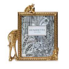 HENRIETTE  PORTAFOTO CORNICE GIRAFFA ORO 20X25 INT ESTERNO 30X34 CM