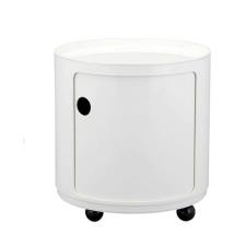 KARTELL COMPONIBILE Cassetto Alto Bianco completo di coperchio e rotelle