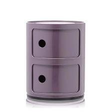 KARTELL COMPONIBILE DUE ELEMENTI VIOLA 32 CM