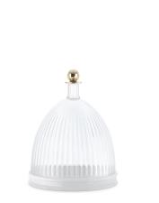 KARTELL Contenitore Centrotavola "La coupole" Bianco e Trasparente