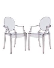 KARTELL Sedia Kartell Louis Ghost Cristallo Set 2 Pezzi