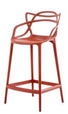 KARTELL SEDIA SGABELLO MASTERS STOOL RUGGINE-ARANCIO